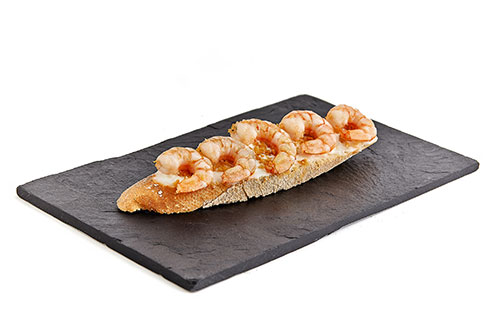 TOSTA DE GAMBAS